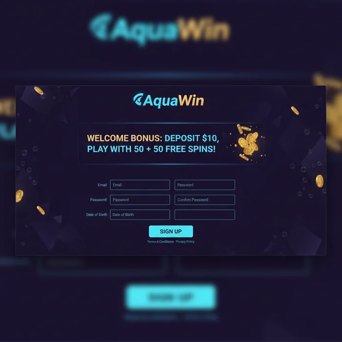 AquaWin Casino Signup